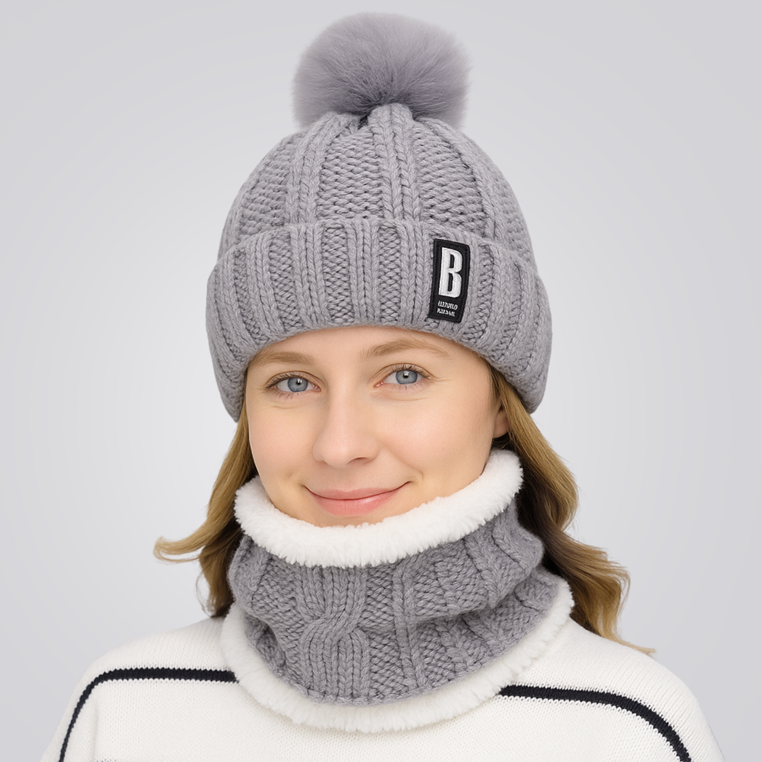 Gorro e Protetor de Pescoço Feminino Confort