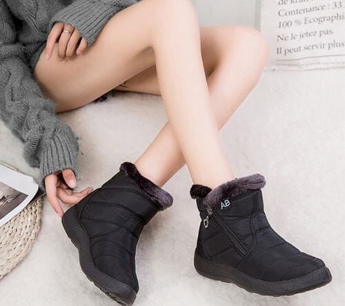 AnneBe - Bota Confort Flex Aveludada Inverno FEMININO - CALÇADOS - BOTA AVELUDADA Dashui