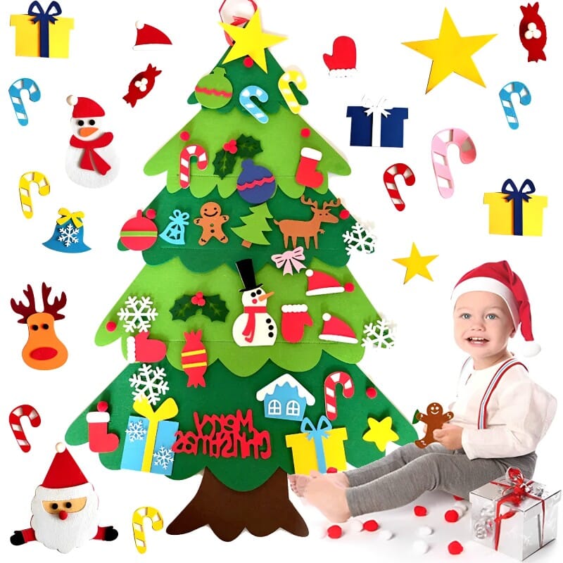 Árvore de Natal Super Divertida ADR 30 Peças + Brinde Luz de Led 5M Decoração (Árvore de natal 1) Dm Stores