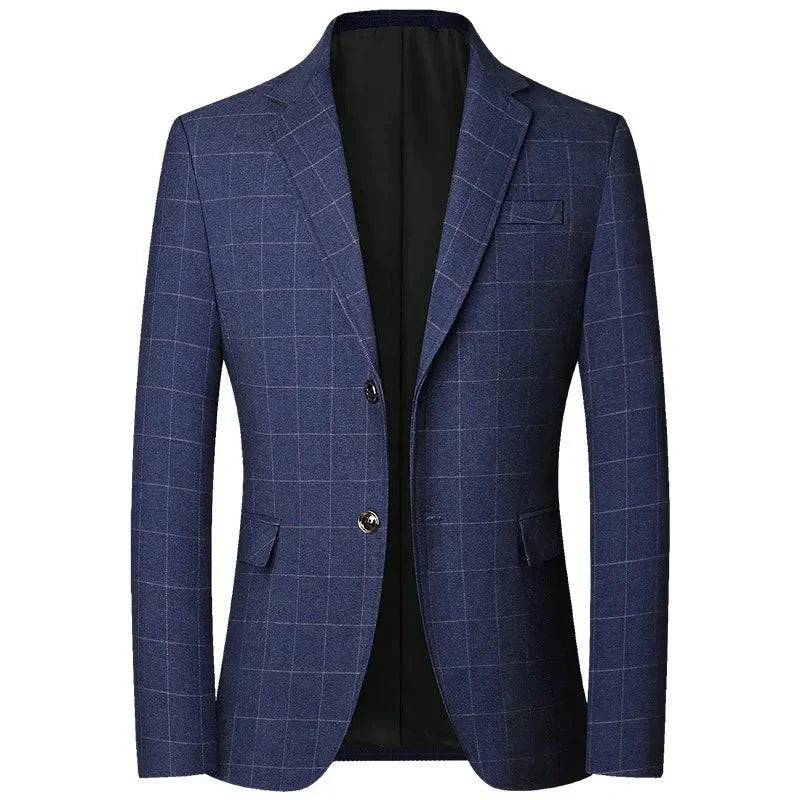 Blazer Masculino Formal Alfaiataria TERNO007 G25 Sr Aflha Azul Marinho PP
