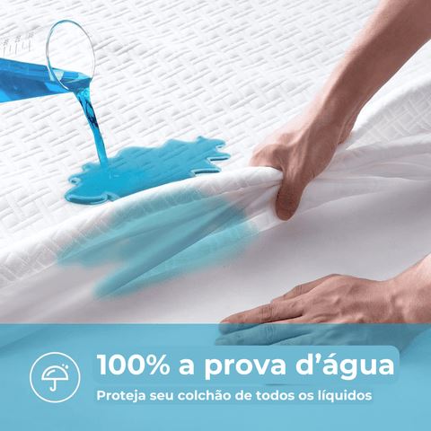 Capa Para Colchão Impermeável MaxFlex + 2 Fronhas Luxo UNISSEX - CASA - CAPA PARA COLCHAO 1 Dm Stores