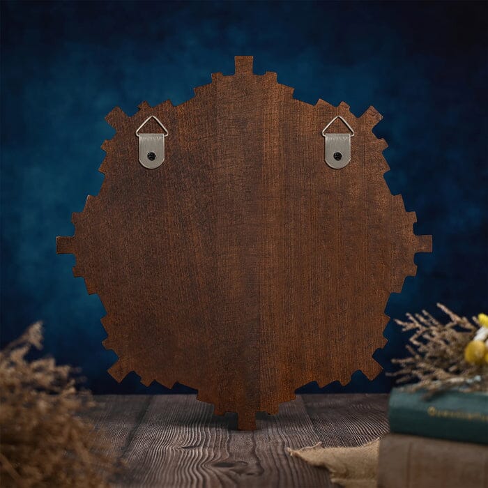 Escultura Presépio Jesus, Maria e José em Madeira UNISSEX - DECORAÇAO - ESCULTURA PRESEPIO 1 Dm Stores