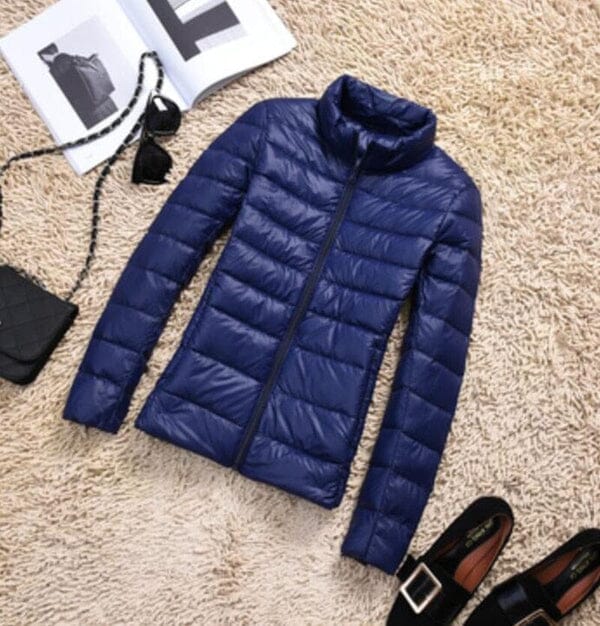 Jaqueta Feminina Ultra Ligth Down FEMININO - VESTUÁRIO - JAQUETA PUFFER Dm Stores Marinho PP