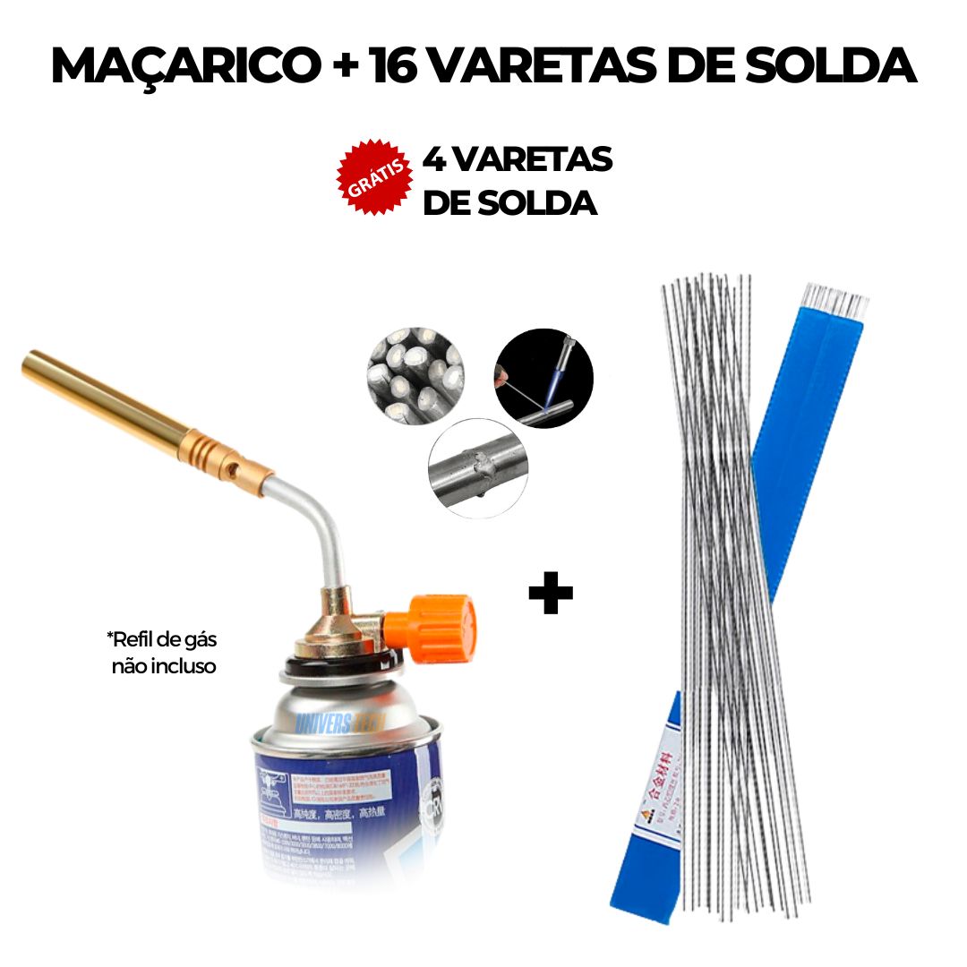 Kit de Solda Profissional PowerMax 4.0 com Maçarico e Brindes Exclusivos Kit de Solda Profissional PowerMax 4.0 com Maçarico e Brindes Exclusivos A minha loja