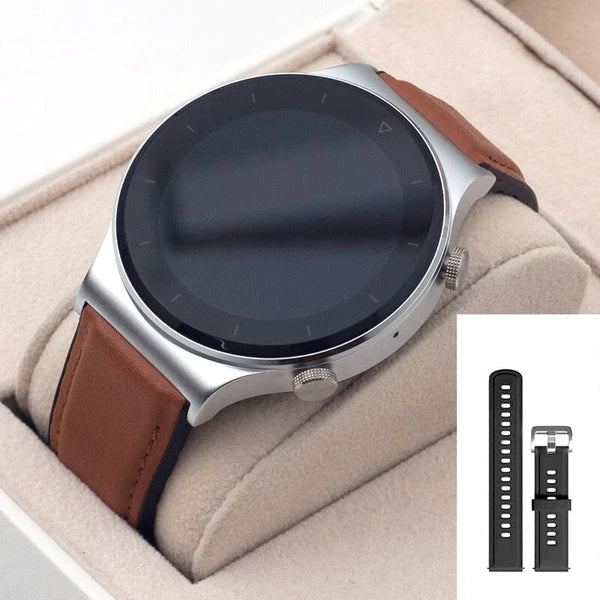 Novo SmartWatch Sports 2024 - A Prova D'agua Eletrônicos (Smartwatches 3) Dm Stores Couro