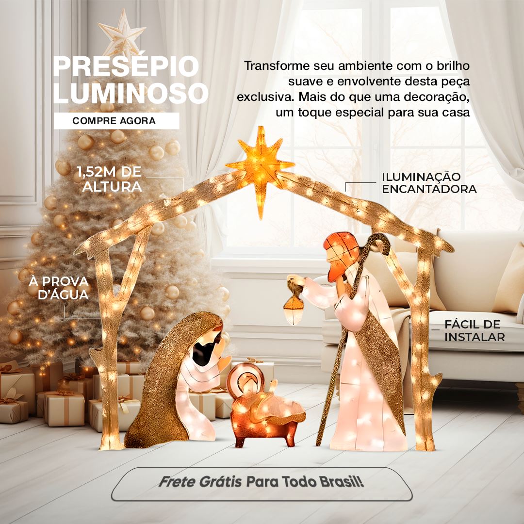Presépio Natalino UNISSEX - DECORAÇAO - PRESEPIO NATALINO 1 Dm Stores