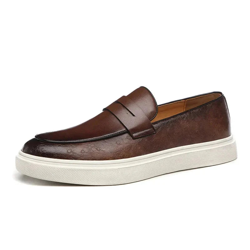 Sapato Casual Masculino Flat G11 Sapato 02 Sr Aflha Marrom 37