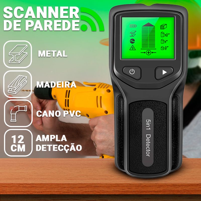 Scanner Profissional de Parede Para Metais Cano PVC Madeira e Fiação Ferramentas - 26 A minha loja