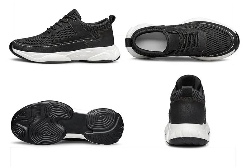 Tênis Respirável Masculino Eleva Altura – Conforto Ortopédico MASCULINO - CALÇADOS - TENIS 11 Dm Stores