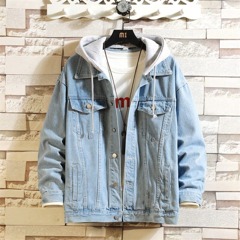 Jaqueta Jeans com Forro de Moletom - DenimComfort Roupas (Jaqueta Masculina 1) Dm Stores Azul PP
