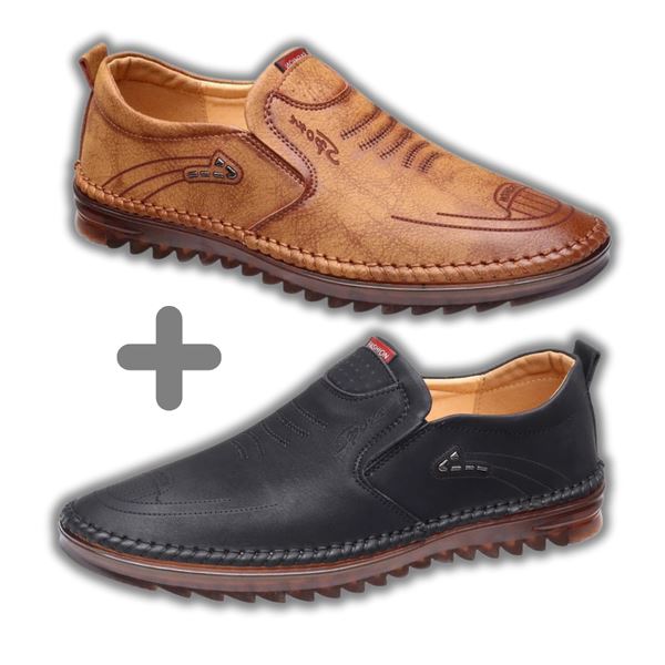 Sapato Mocassim Italian COMPRE 1 E LEVE 2 Calçados (Sapato Mocassim 2) Dm Stores Marrom + Preto 37