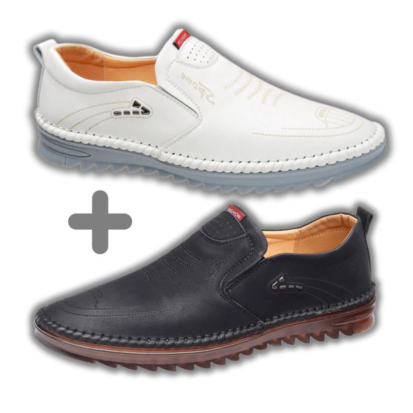 Sapato Mocassim Italian COMPRE 1 E LEVE 2 Calçados (Sapato Mocassim 2) Dm Stores Preto + Branco 37