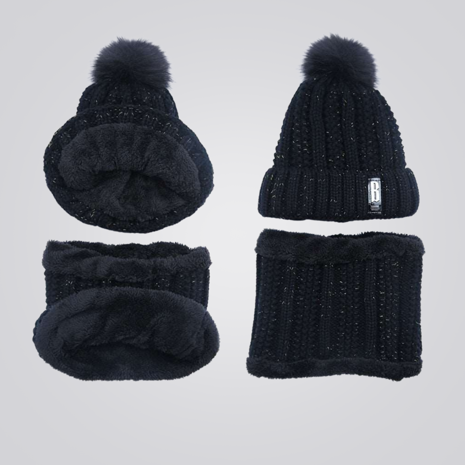 Gorro e Protetor de Pescoço Feminino Confort