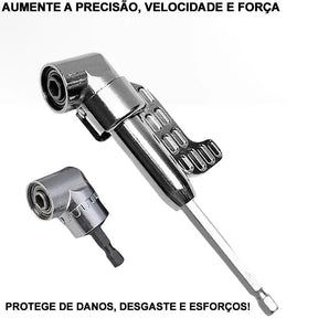 Adaptador Angular PowerMax 105° para Broca e Parafusadeira [COMPRE 1, LEVE 2 + BRINDE] UNISSEX - CASA - FERRAMENTAS - ADAPTADOR BROCA Dm Stores 