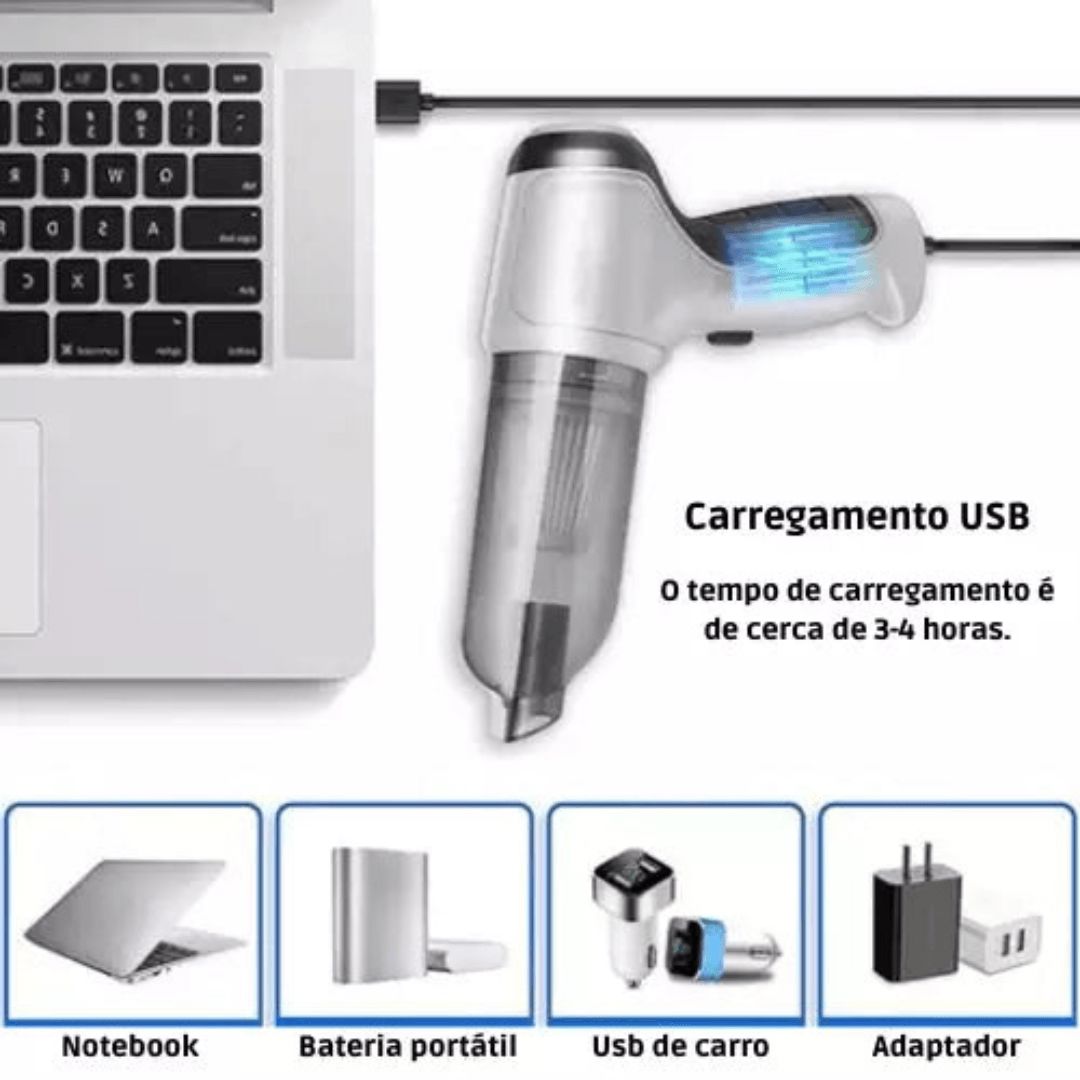 Aspirador Pacheco FlexClean 4 em 1 ferramentas - 04 A minha loja 