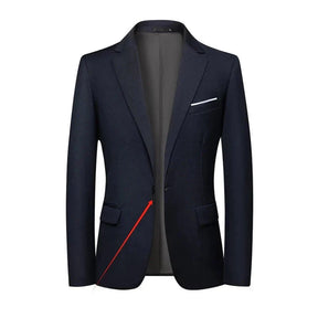 Blazer Masculino London TERNO008 G25 Sr Aflha Azul Marinho 1 Botão P 
