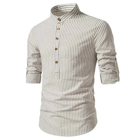Camisa Masculina Gola Padre 100% Algodão CAMISA06 G2 Sr Alpha 