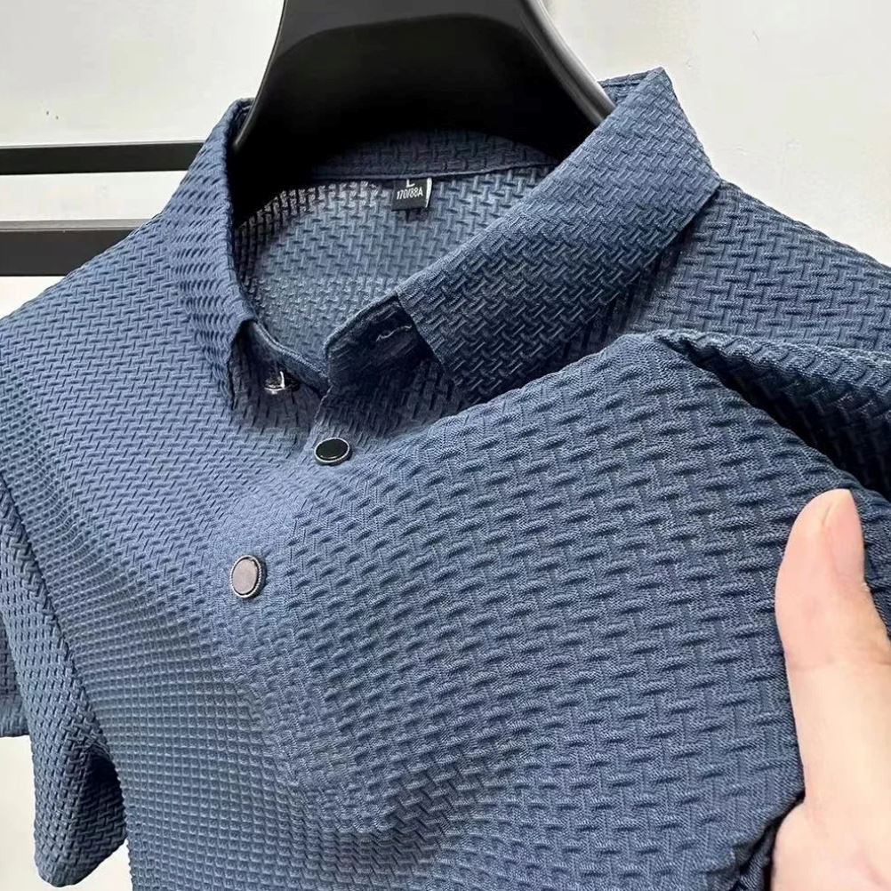 Camisa Polo Brisa Seda Gelo - [Pague 1 Leve 2] MASCULINO - ROUPAS - CAMISA 8 Dm Stores 