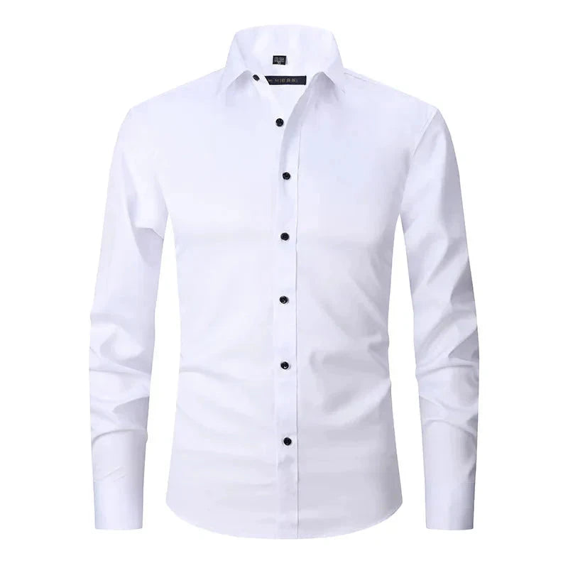 Camisa Social Masculina Elástica Slim Fit G3- Camisa social 02 Sr Aflha 