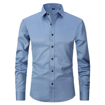 Camisa Social Masculina Elástica Slim Fit G3- Camisa social 02 Sr Aflha Azul 39 