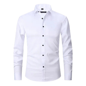 Camisa Social Masculina Elástica Slim Fit G3- Camisa social 02 Sr Aflha Branco 39 