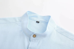 Camisa Social Masculina Gola Padre CAMISASOCICAL 001 Sr Alpha 