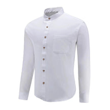 Camisa Social Masculina Gola Padre CAMISASOCICAL 001 Sr Alpha Branco P 