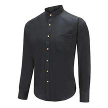 Camisa Social Masculina Gola Padre CAMISASOCICAL 001 Sr Alpha Preto P 