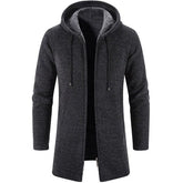 Casaco Masculino Sobretudo de Inverno - WinterWarm MASCULINO - JAQUETA - SOBRETUDO Dm Stores Cinza Escuro M 