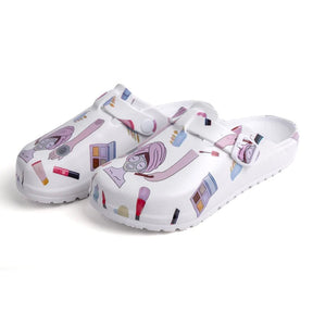 Chinelo Ortopédico Antiderrapante Impermeável | DryComfort Calçados (Chinelo Ortopédico 3) Dm Stores 36 Branco estampa Maquiagem 