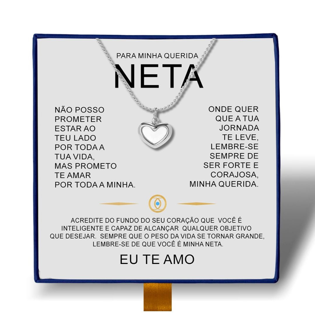 Colar Amor Eterno com Pérola – Presente para Neta FEMININO - ACESSÓRIOS - COLAR 3 NETA Dm Stores 