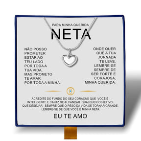 Colar Amor Eterno com Pérola – Presente para Neta FEMININO - ACESSÓRIOS - COLAR 3 NETA Dm Stores 
