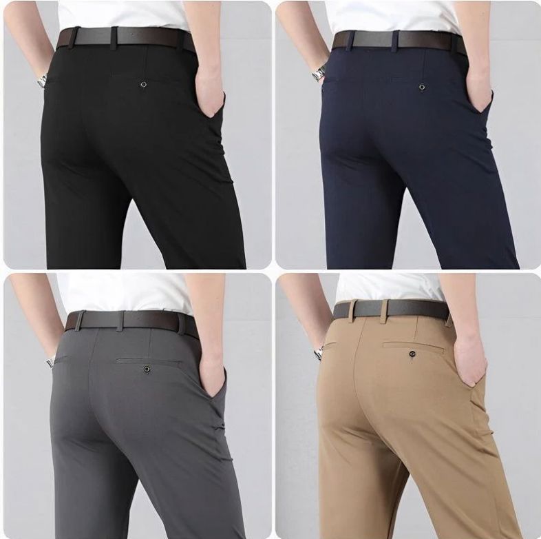 COMPRE 1 E LEVE 2 | Calça Social Clássica Alfaiataria Gentleman 2024 + Brinde Cinto Social Couro MASCULINO - ROUPAS - CALÇA 10 Dm Stores 