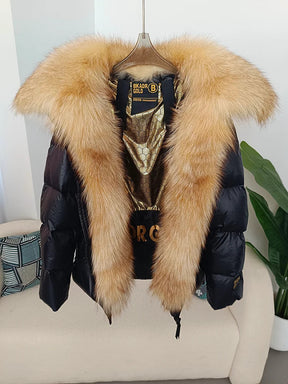 Jaqueta Curta Feminina com Gola Capuz Forro – (Promoção de Inverno 2026)