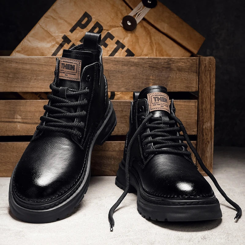 Bota Ironman Masculina de Couro