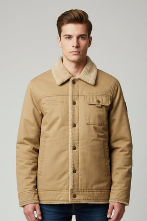 Jaqueta Masculina Classic Flanelada em Algodão / Outono/Inverno 2026