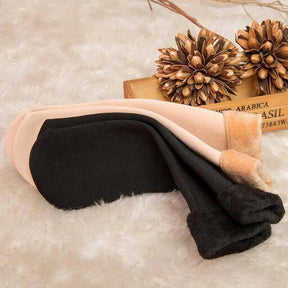 Kit 3 Meias Térmica de Inverno Roupas (Meias 6) Dm Stores 2 Pares Bege e 1 Par Preto 