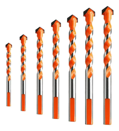 Kit Completo Brocas Diamantada Profissional Ferramentas (Brocas 2) Dm Stores Jogo Completo c/ 6 peças 