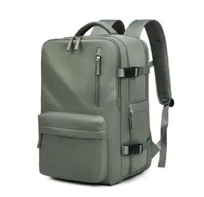 Mochila de Viagem - Impermeável com USB Para Viagem Joias & Acessórios (Mochila 6) Dm Stores Verde Militar 