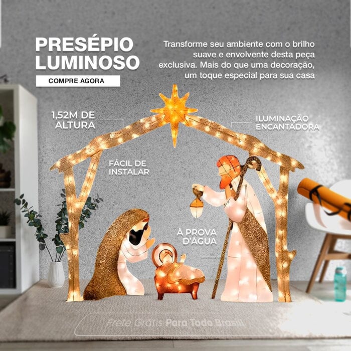Presépio Natalino UNISSEX - DECORAÇAO - PRESEPIO NATALINO 1 Dm Stores 