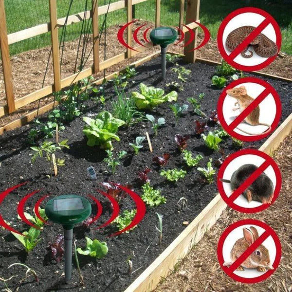 Repelente de Pragas Ultra Sônico Solar Impermeável Acessório (Repelente de Pragas 1) Dm Stores 