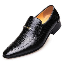 Sapato Social Crocodille - Bico Fino com Couro Texturizado MASCULINO - CALÇADOS - SAPATO 3 Dm Stores Preto 37 