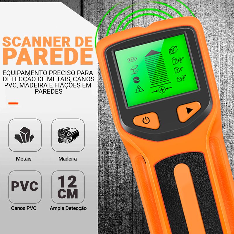 Scanner Profissional de Parede Para Metais Cano PVC Madeira e Fiação Ferramentas - 26 A minha loja 