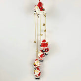 Sino Dos Ventos Natalino - 5 Papai Noel Enfeite De Natal UNISSEX - DECORAÇAO - SINO DE NATAL 1 Dm Stores 