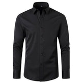 Camisa Flexível Ultra Comfort Roupas (Camisa Masculina 2) Dm Stores P Preto 