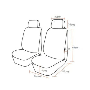 Kit Capa Para Banco Automotivo Universal - ProtectMax Acessório automobilistico (Capa para banco 1 ) Dm Stores 