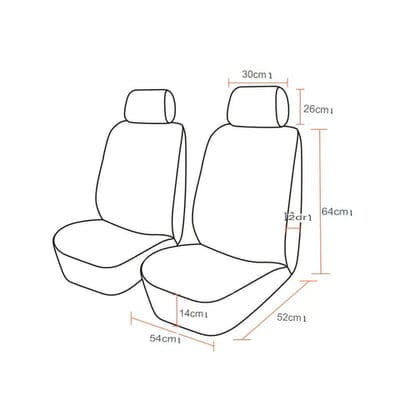 Kit Capa Para Banco Automotivo Universal - ProtectMax Acessório automobilistico (Capa para banco 1 ) Dm Stores 