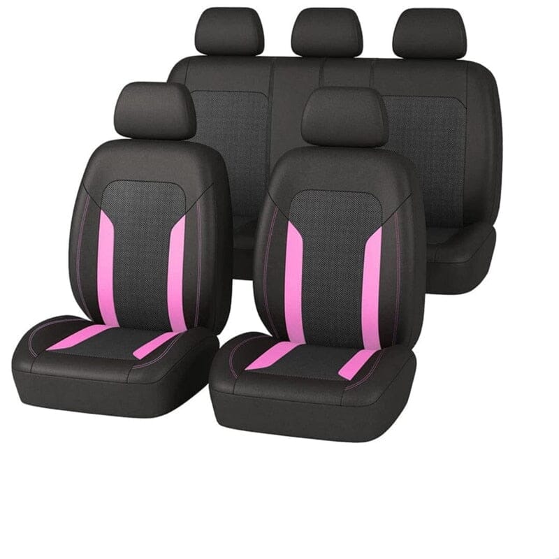 Kit Capa Para Banco Automotivo Universal - ProtectMax Acessório automobilistico (Capa para banco 1 ) Dm Stores Rosa 