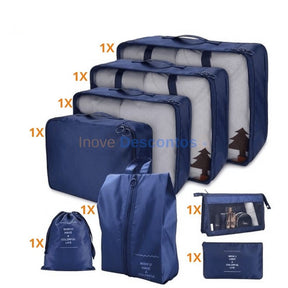 Kit de Bolsas Organizadoras à Prova D'Água - Compre 5 Leve 8 Joias & Acessórios (Bolsa 2) Dm Stores 